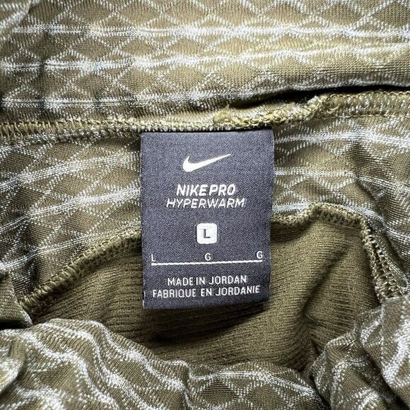 Nike‎ Pro Shirt Women’s Hyperwarm Cowl Mock Neck Pull Over Long Sleeve Training - Picture 10 of 12